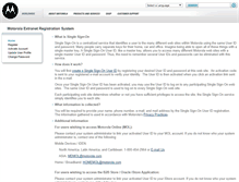 Tablet Screenshot of membership.motorola.com
